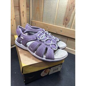 Kelly Ripa For Ryka Womens Lavender Sandals 9.5W